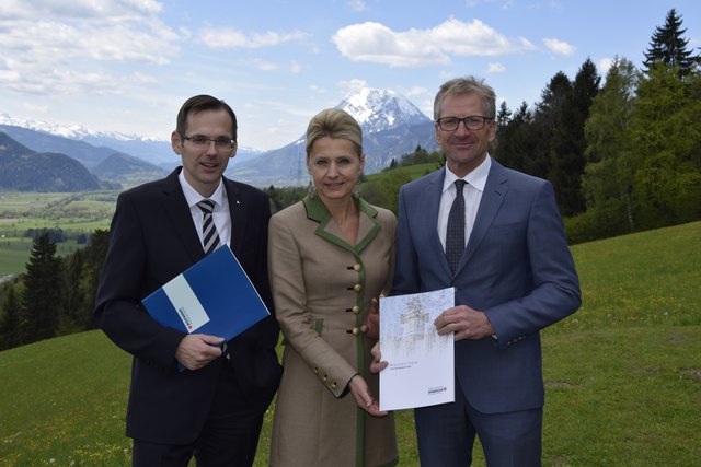 Oliver Kröpfl, Birgit Pucher und Heinz Walcher (v. l.) zogen Bilanz und blicken der Zukunft positiv entgegen.