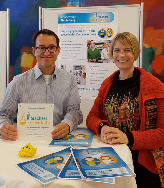 Bernhard Stehrer und Angelika Riemer sind sich einig das naturwissenschaftliche Bildung eine Schlüssenqualifikation in unserer modernen Gesellschaft ist. | Foto: HBLA Ursprung