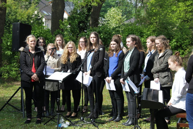 Mit "I see fire" von Ed Sheeren eröffnete der Chor des Stiftsgymnasiums Melk die Gedenkfeier.