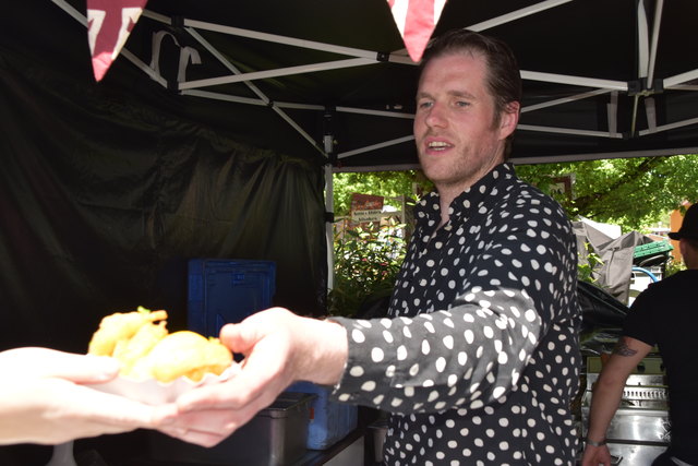 Echte Britische Fish & Chips dürfen auf dem Streetfood Market nicht fehlen.