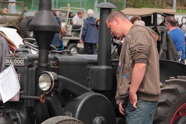 Das Traktor-Oldtimertreffen sorgte für viele staunende Blicke.