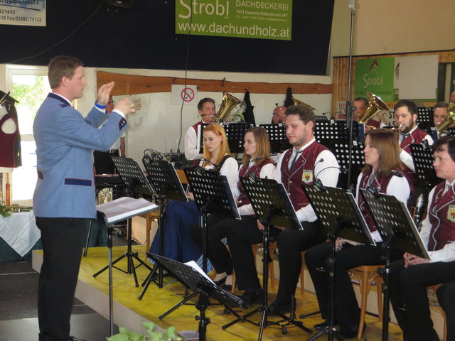 Kapellmeister Rene Wagner gibt seit 13 Jahren den Einsatz.