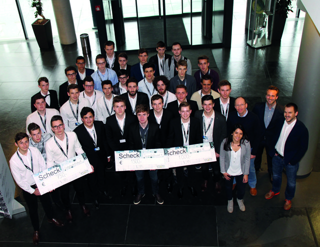Das Siegerteam der SPS-Challenge kommt von der HTL Weiz.