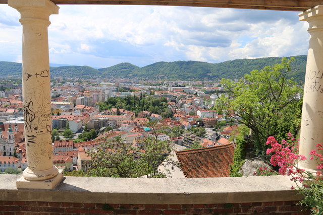 Blick über die Dächer von Graz