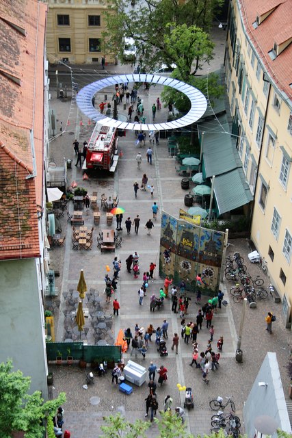 Grazer Feuerwehr unter dem Heiligenschein ;)