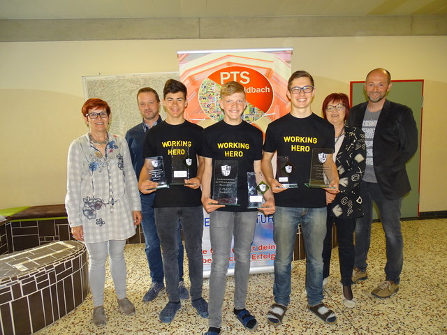 Die Helden des Poly Feldbach: Clemens Legenstein (l.), Pascal Loipersböck (M.) und Jakob Kosmatsch. | Foto: KK