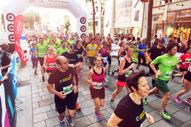 Der Fairnessrun findet zum 4. mal statt, gelaufen wird über die Mariahilfer Straße. | Foto: Leo Hagen