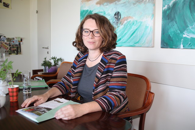 Stadträtin Eva Schobesberger sieht in Linz eine positive Entwicklung im Umweltbereich, aber auch noch viel Arbeit.