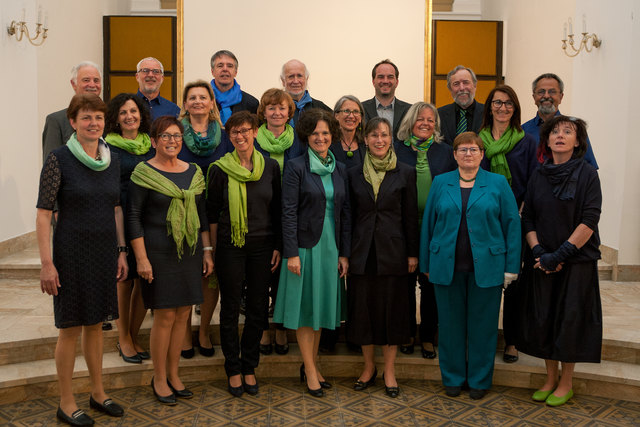 Die Mitglieder des Lehrerchors hatten sich ein abwechlungsreiches Programm ausgedacht. | Foto: KK