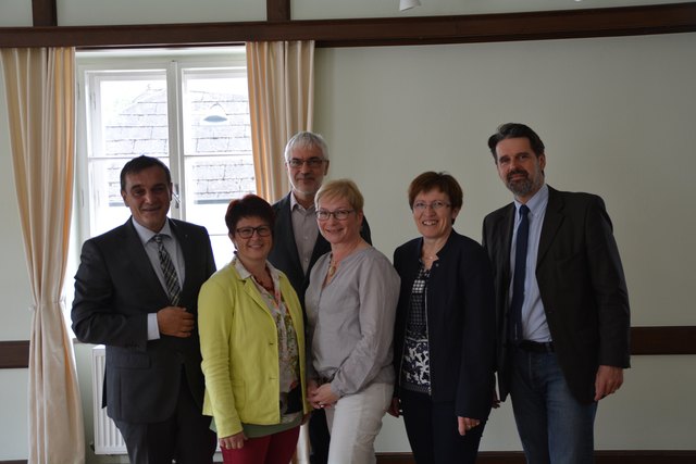 Kämpfen für den Erhalt der Sonderschule: Anton Erber, Andrea Wieland, Franz Winter, Gabriele Langsenlehner und Martin Traxler.