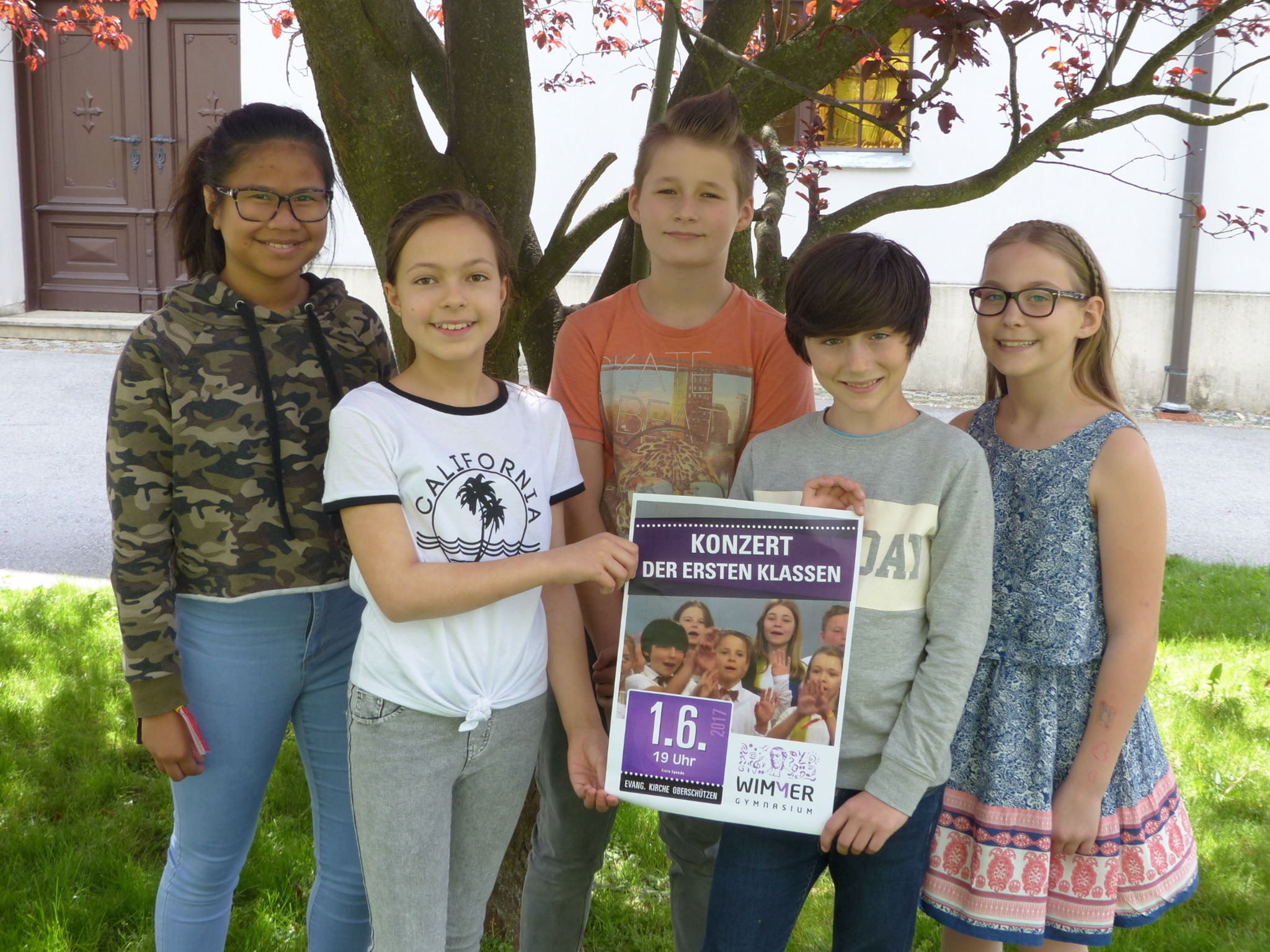 Konzert der Ersten Klassen in der Evang. Kirche Oberschützen Oberwart