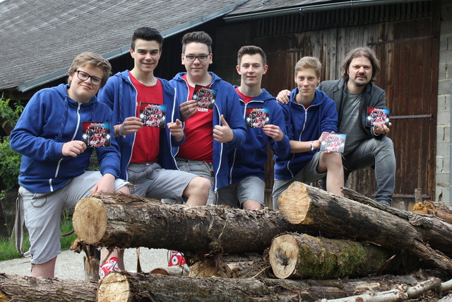 Die Lavanttaler Nachwuchsmusiker mit dem Bandnamen "Die Musibuam" stammen aus Ettendorf, Lavamünd und St. Georgen | Foto: KK