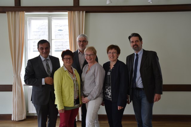 Kämpfen für den Erhalt der Sonderschule: Anton Erber, Andrea Wieland, Franz Winter, Gabriele Langsenlehner und Martin Traxler.