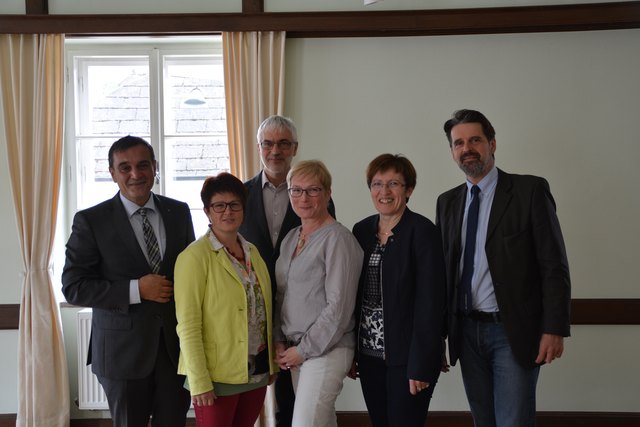 Kämpfen für den Erhalt der Sonderschule: Anton Erber, Andrea Wieland, Franz Winter, Gabriele Langsenlehner und Martin Traxler.