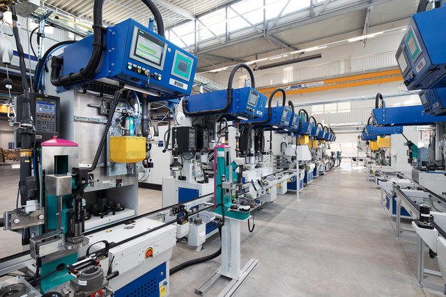 Die neueste Montageanlage für ein Verteilergetriebe aus dem Hause GTech erfüllt gängige LEAN-Standards.