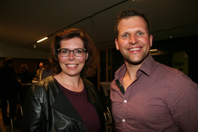 Auch zahlreiche Stubaier WB-Mitglieder waren gekommen: Im Bild Margret Hammer und Florian Span aus Telfes.