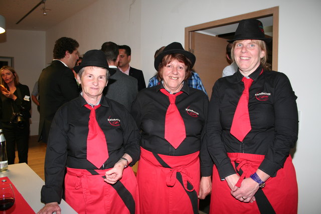 Für den Cateringservice der Metzgerei Krösbacher im Einsatz waren Monika, Monika und Angelika (v.l.)