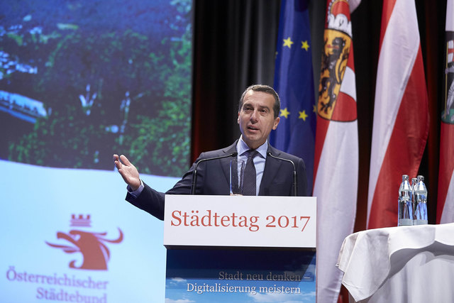 Bundekanzler Christian Kern im FPCC in Zell am See | Foto: Markus Wache