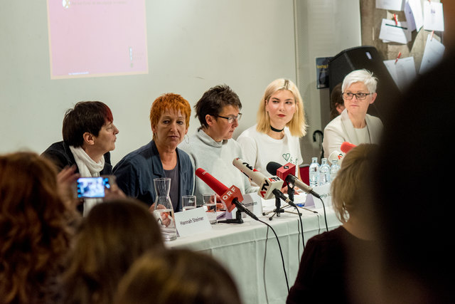 Eva Rossmann unterstützt auch das 2. Frauenvolksbegehren. | Foto: Christopher Glanzl