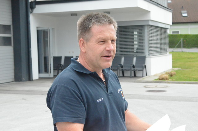 Abschnittsbeauftragte des Abschnittes Gleisdorf OBM Robert Maier.
