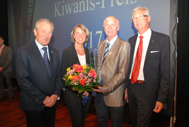 Präsident Walter Kohlmaier, Laudatorin Iris Strasser, Sieger Wolfgang Steinacher und Chairman Wolfgang Stocker