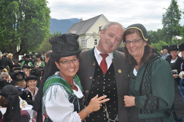 Maria Eiper (li.) war mit Feldkirchnern dabei | Foto: KK