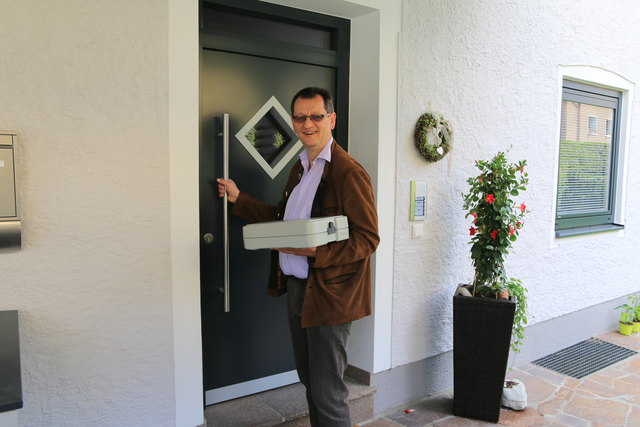 Klopf, klopf - das Essen ist da!