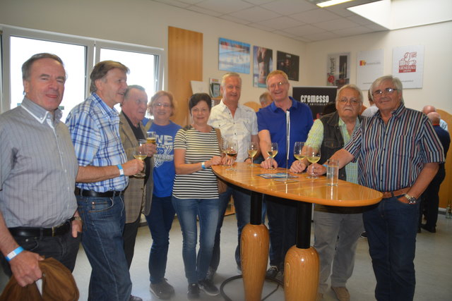 Auch im VIP-Club wurde auf das Finale angestoßen.