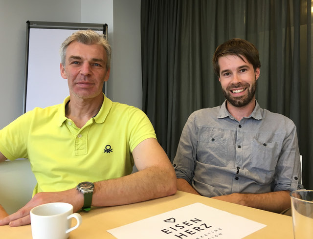 Johann Urbanek und David Mayr sind "Eisenherz" und wollen als Bindeglied zwischen Großagentur und Kunde fungieren. | Foto: Eisenherz