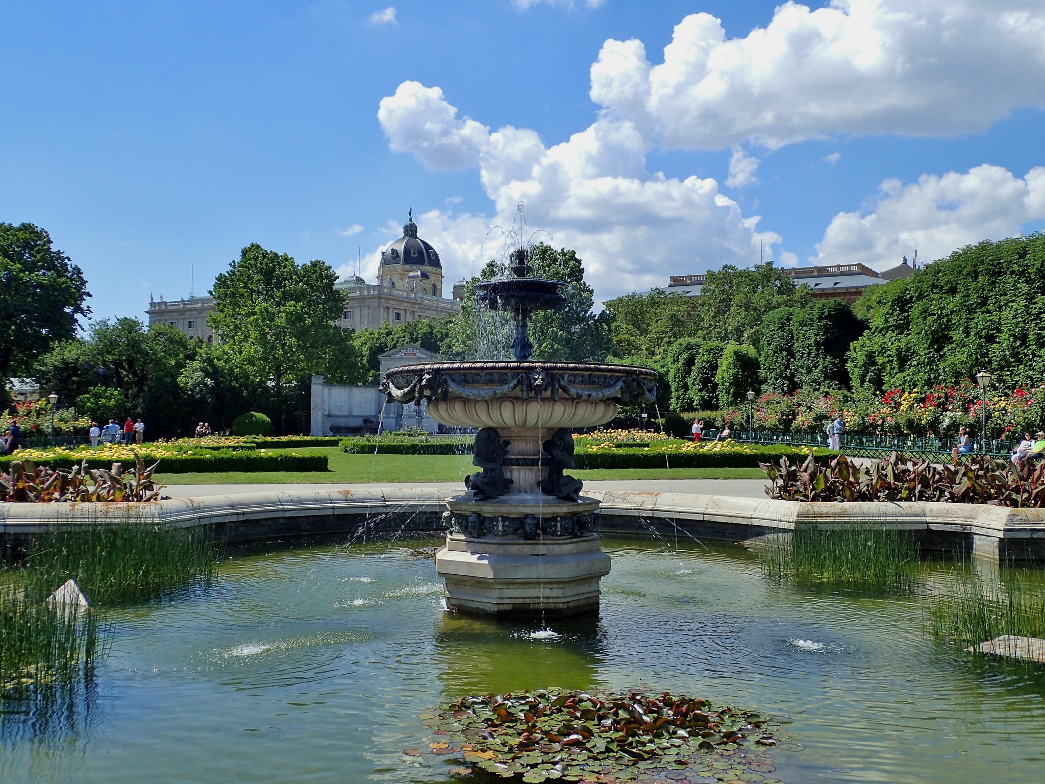 Volksgarten in Wien Neubau