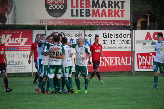 Der FC Gleisdorf konnte gegen den ATSV Wolfsberg fünf Mal jubeln. | Foto: FC Gleisdorf, Pock