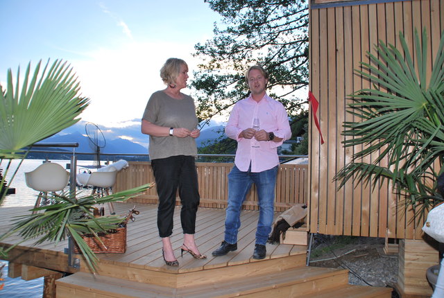 Maria Wilhelm und Hotelier Peter Sichrowsky
