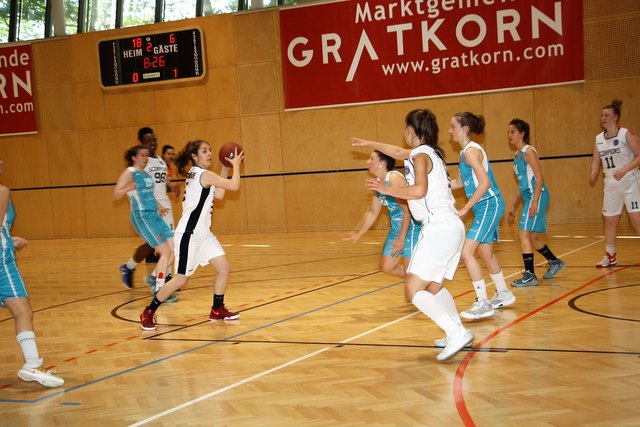 Die Scorpions Gratkorn WU19 (weiße Dressen) holten sich den Vizetitel im ÖMS Final Four.