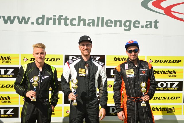 Karl Schaber (Zirl) - Platz 2 Rookie-Wertung und Emanuel Neuhauser (Neu-Rum) - Platz 3 Rookie-Wertung | Foto: Daniel Klopf für school-of-drift