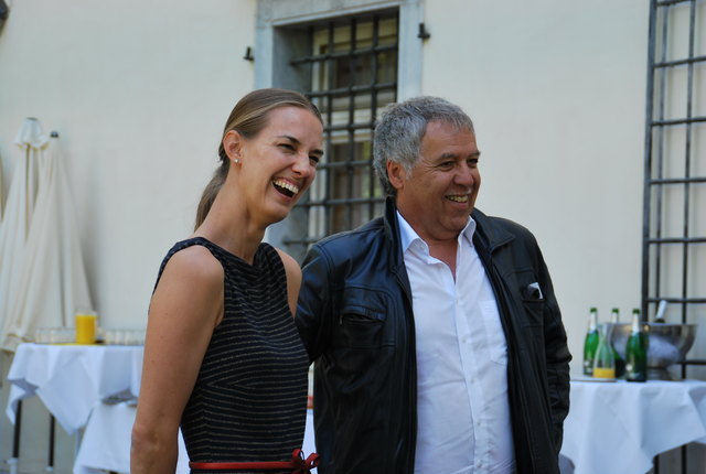 Andrea Samonigg-Mahrer und Kulturstadtrat Franz Eder