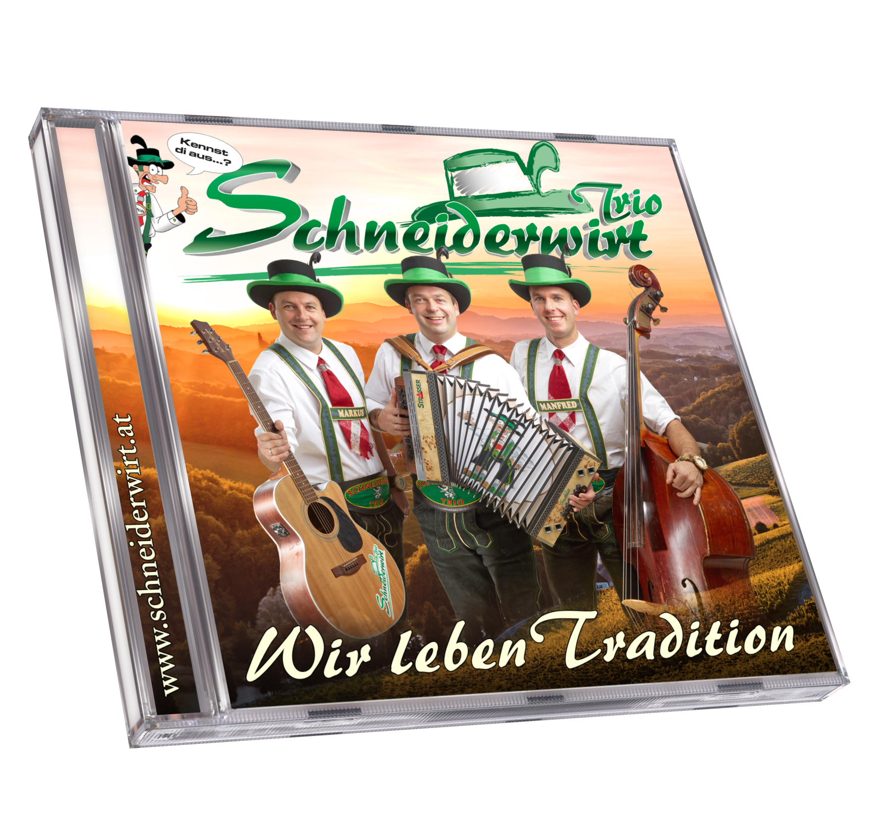 Die neue CD des Schneiderwirt Trios wird am 2. Juni in Bärnbach vorgestellt.