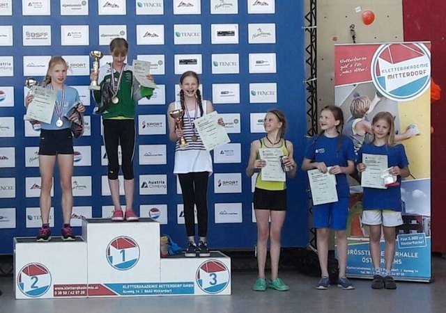 Ehrung U14-weiblich mit Sarah Feichtenschlager (2.)