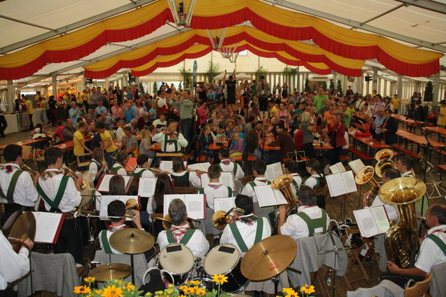 So war es 2014 – und so wird es im Festzelt auch im Jahr 2017 wieder sein.