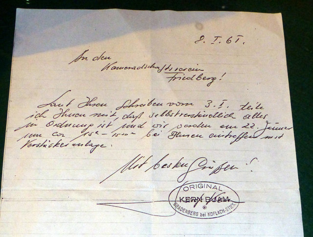 So sahen früher Verträge aus!