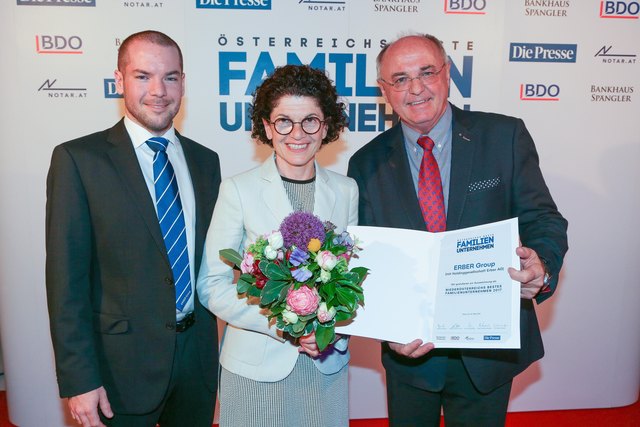Lukas Erber, Margarete Erber, Erich Erber. | Foto: Die Presse/Richard Tanzer