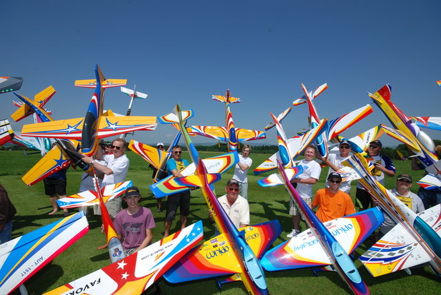 Zum 18 Mal veranstaltet der UMFS Schärding in Eggerding den internationalen F3A Modellflug-Wettbewerb. | Foto: UMFS Schärding