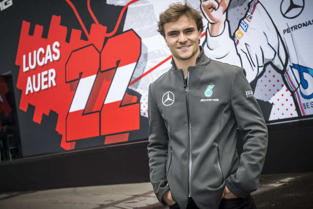 Lucas Auer in Spielberg. Foto: Red Bull/Platzer