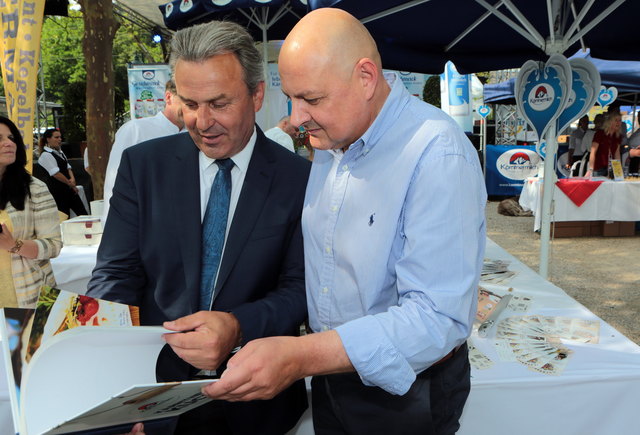 Wolfgang Kavalar, Kärntnermilch und Erich Ruttnig, GStl. WOCHE Klagenfurt