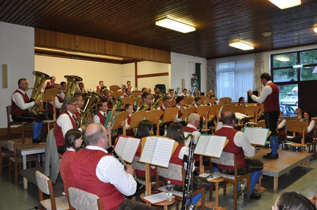 Die Trachtenkapelle Tragöß konzertierte bereits im Mai. | Foto: KK
