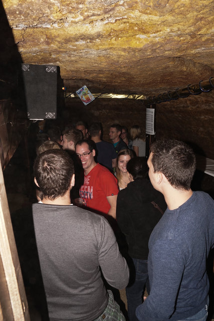 Partystimmung im Schnapskeller
