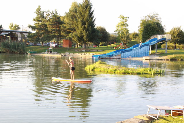 Der Badesee in Großsteinbach ist ein besonderer Publikumsmagnet - nicht nur im Sommer. | Foto: Gemeinde Großsteinbach