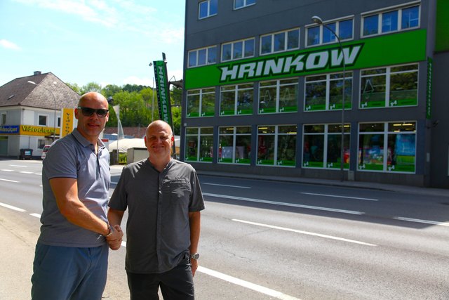 Nach wie vor Freunde: Wofgang Schober (links) und Alexander Hrinkow. | Foto: e-steyr.com