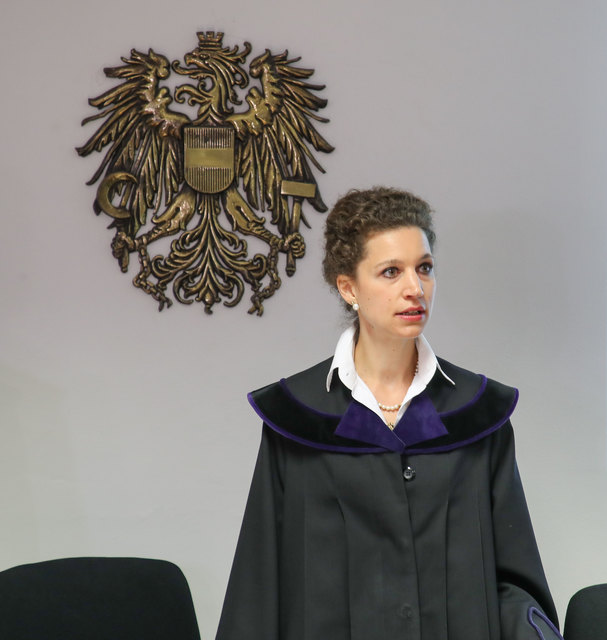 Prozess Landesgericht Salzburg: Richterin Anja Sophia Geisselhofer | Foto: Franz Neumayr