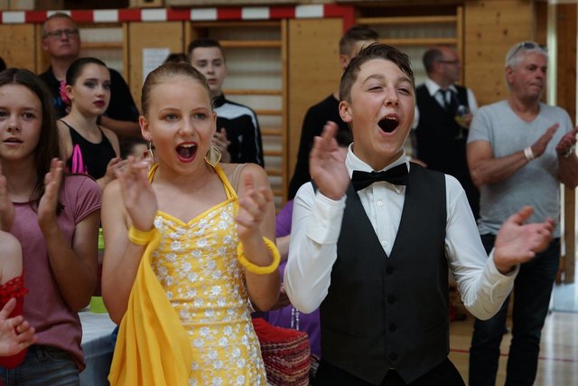 Euphorie in der Sporthalle der HIB Saalfelden