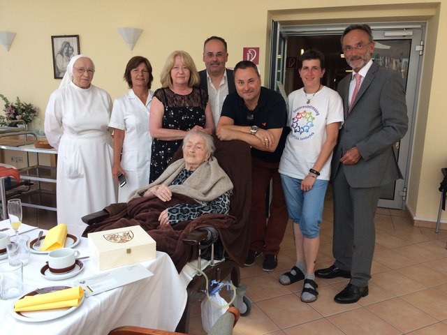 Eine der vielen Geburtstagsfeiern im Gablitzer Marienheim